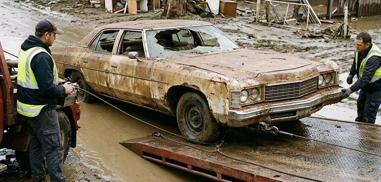 Flood-Damaged Old Car Removal in Memphis